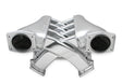 Holley 822201 Sniper EFI Fabricated Intake Manifold Dual Plenum 92mm LS3/L92, Rail Kit - Slvr