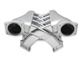 Holley 822201 Sniper EFI Fabricated Intake Manifold Dual Plenum 92mm LS3/L92, Rail Kit - Slvr