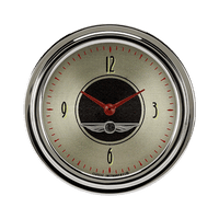 Classic Instruments All American Nickel 2-5/8" Clock - AN92SLC