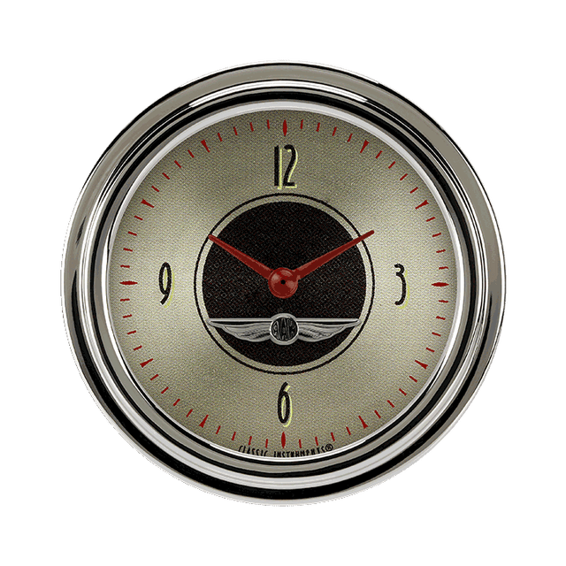 Classic Instruments All American Nickel 2 5/8" Clock - AN92SLC
