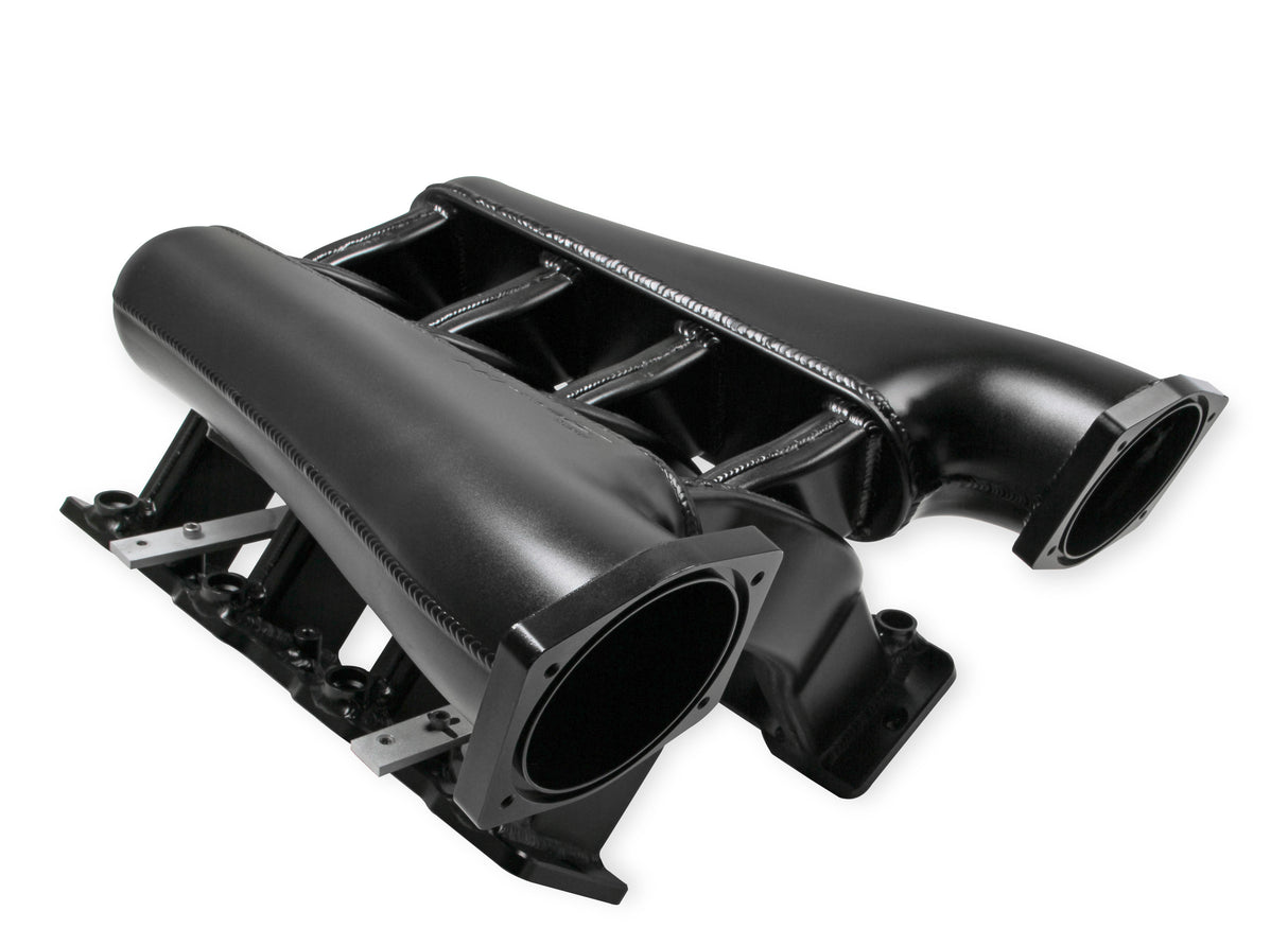 Holley 820242 Sniper EFI Fabricated Intake Manifold Dual Plenum 102mm LS1/2/6, Rail Kit - Blk