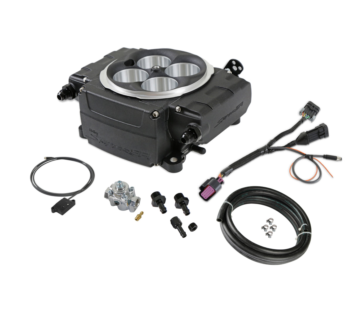 Holley 550-511-BAE Sniper 2 EFI Upgrade Bluetooth Module Kit w/ Regulator - Black