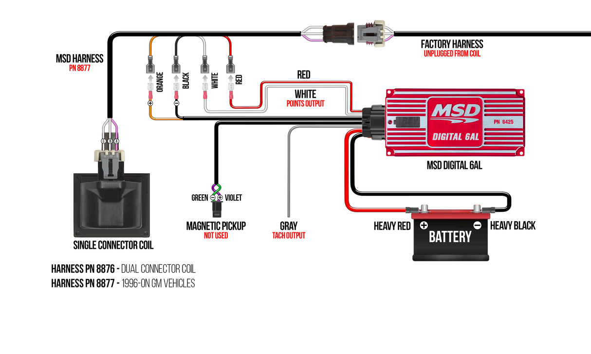 MSD Digital 6AL Ignition Control - Red - 6425