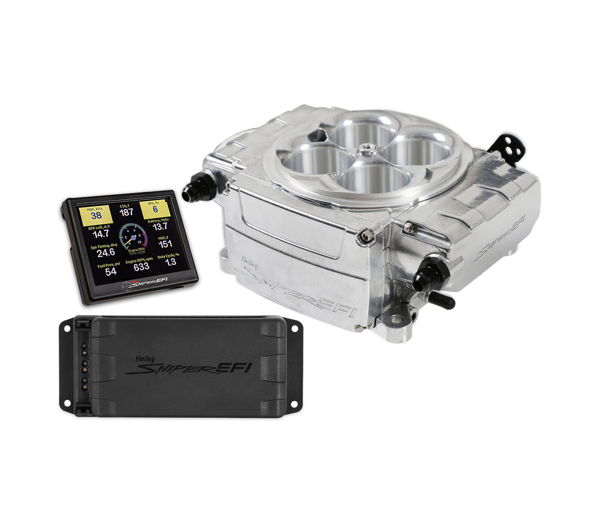 Holley 550-510-3PX Sniper 2 EFI - Polished
