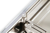 Mr Gasket Chrome Valve Covers - Dual Cap Holes - 9800