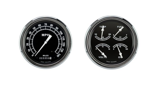 Classic Instruments 47-'53 TRADTNL CHV TRK- SPEED/QUAD-LS - CT47TR52-LS