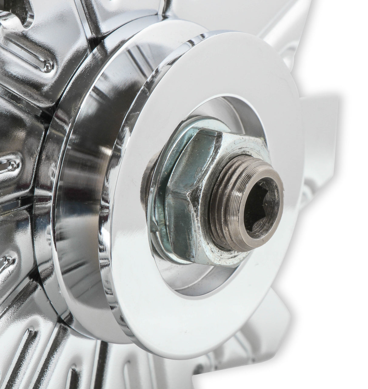 Mr Gasket Chrome Alternator Late GM-Delco 80 Amp - 5122