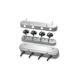 Holley 241-175 2-Piece "Chevrolet" Script Valve Cover - Gen III/IV LS - Natural