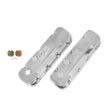 Holley 241-84 M/T Valve Covers - Vintage Style - Finned - BBC - Polished