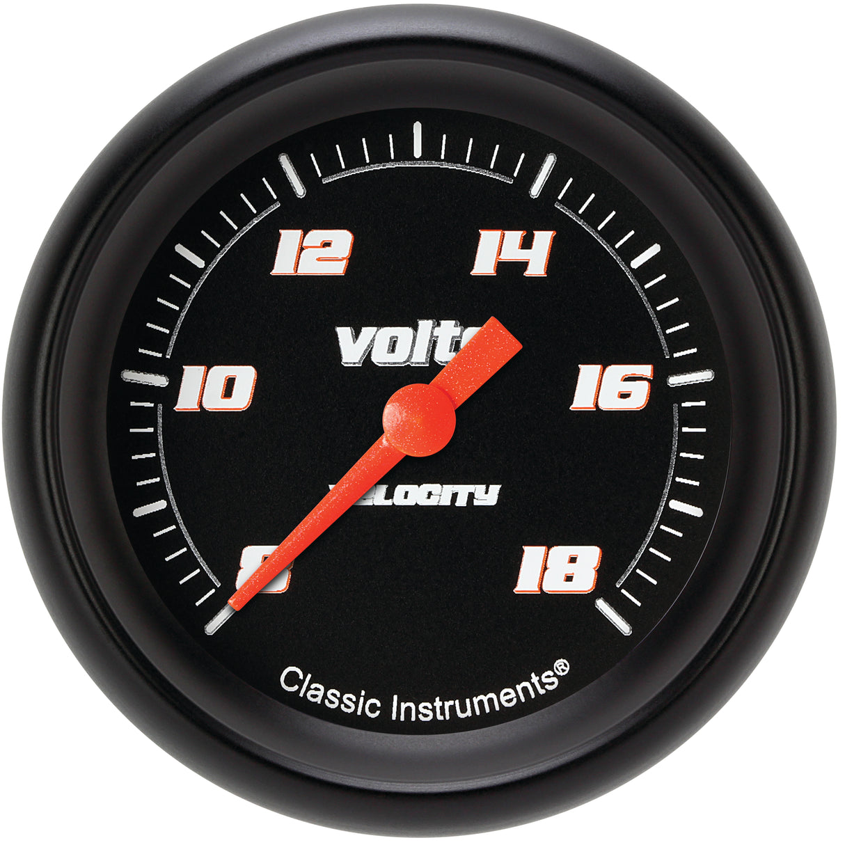 Classic Instruments Velocity Black 2-5/8" Volt Gauge - VS330BBPF