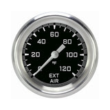 Classic Instruments Autocross Gray 2-5/8" External Air Tempature Gauge - AX399GAPF