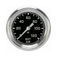 Classic Instruments Autocross Gray 2-5/8" External Air Tempature Gauge - AX399GAPF