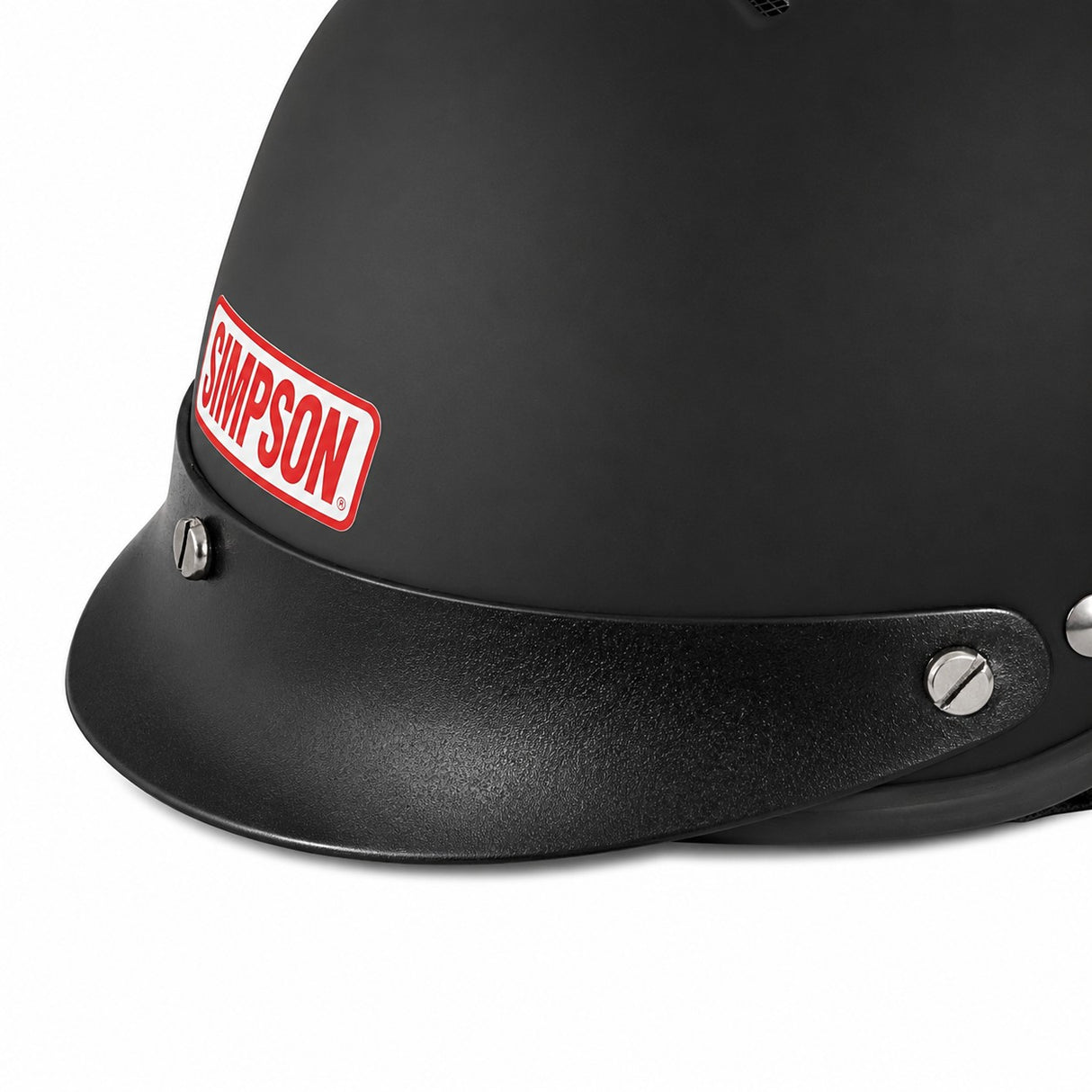 Simpson Safety SHORTY CREW HELMET MED BLACK - 9430022