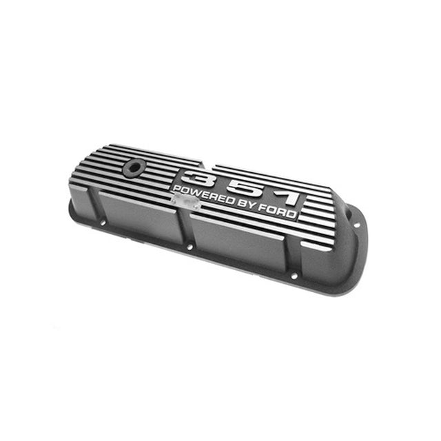 Scott Drake Aluminum Valve Covers 351 Powered by Ford Logo - 6A582-351