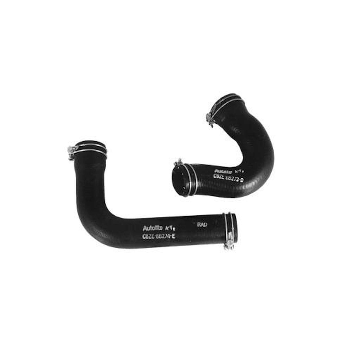 Scott Drake 1969 Concourse Correct Radiator Hose Set (302, 302 Boss, 351W) - C9ZE-8B273-7-B
