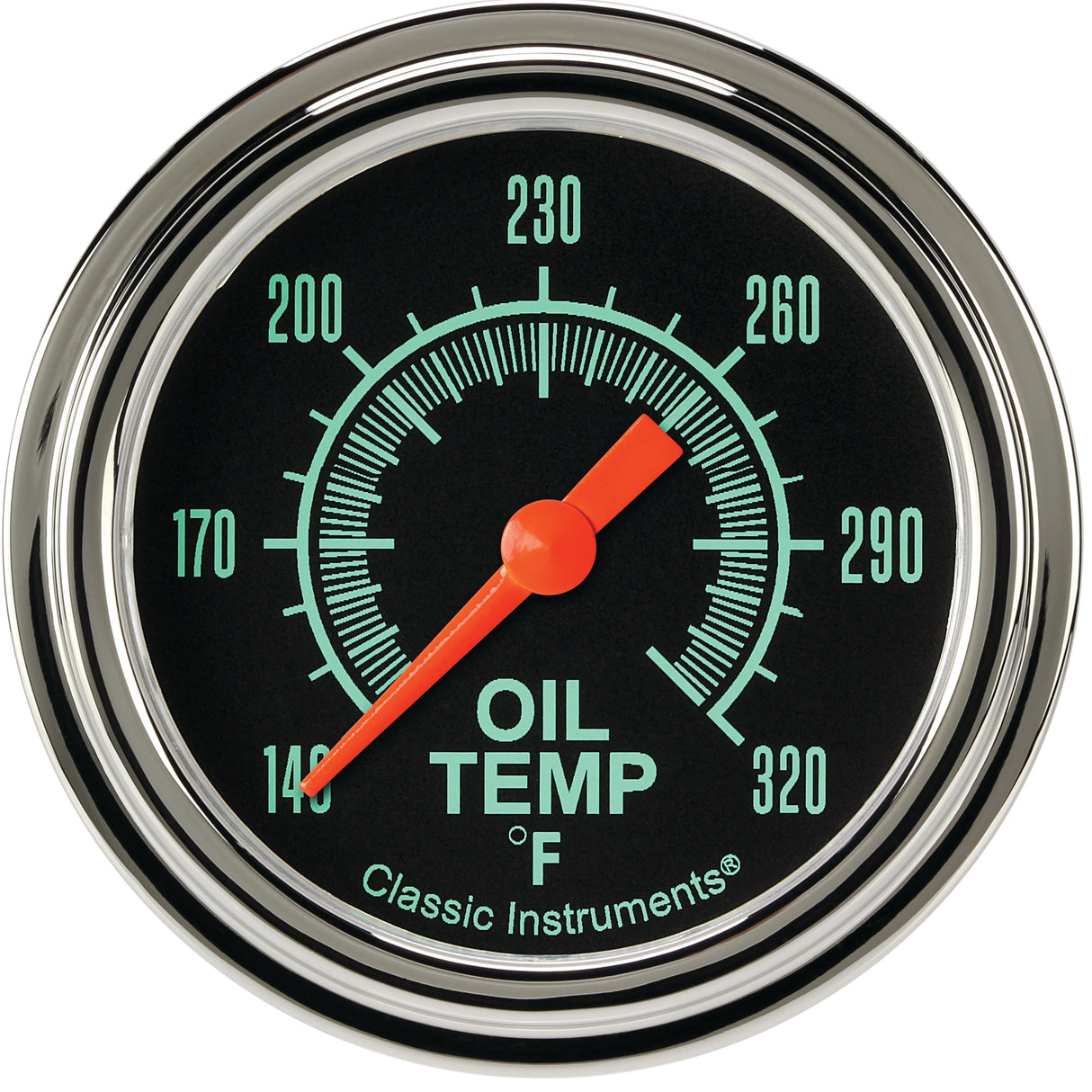 Classic Instruments G/Stock 2-5/8" Oil Temperature Gauge - GS328SLF