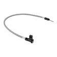 B&M Locking Auto Trans Dipstick & Tube - Billet Aluminum/Stainless Steel Braided - 22200