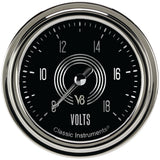 Classic Instruments V8 Speedster 2-5/8" Volt Gauge - V8SR330SLC