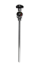NOS 10 lb. Bottle Super Hi-Flow Valve Assembly with Siphon Tube and Black Gauge - 16137ABNOS