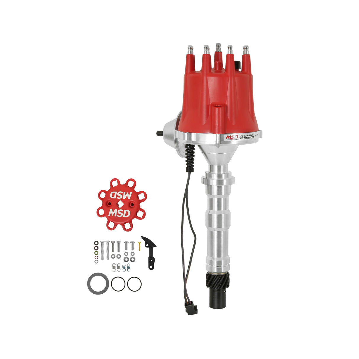 MSD Cadillac V8 Distributor w/Vacuum Advance - 8363