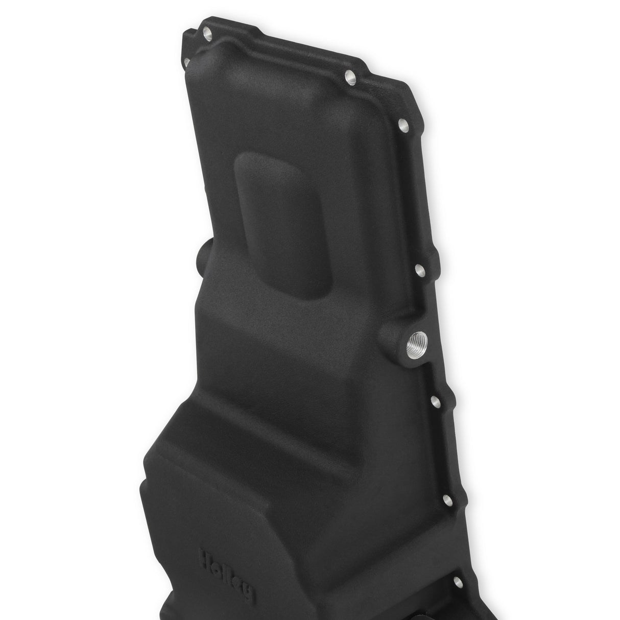 Holley 302-3BK GM LS Swap Oil Pan - Black - Most Front Clearance