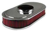 Holley 120-401 Vintage Series Oval Air Cleaner - Polished