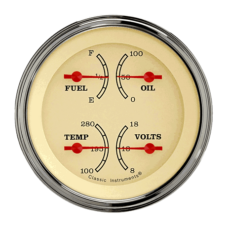 Classic Instruments VINTAGE 3IN QUAD 240-33 - VT76SLC