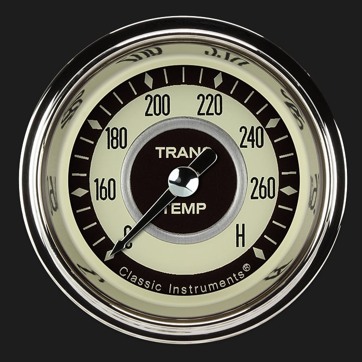 Classic Instruments Nostalgia VT 2 1/8" Transmission Temperature Gauge - NT127SHC