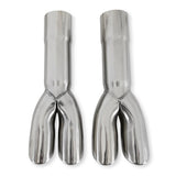 Scott Drake Hi-Flow GT Exhaust Tips, 2.25", Stainless Steel - C7ZZ-5258-GT2