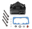 Holley 134-73HB Hard Core Gray Aluminum Center Hung "V" Bowl Kit - Secondary with Pump Provisions