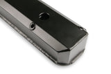 Mr Gasket Fabricated Aluminum Valve Covers - Black Finish - 6861BG