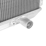 Scott Drake 2 Row Down Flow Aluminum Radiator - 340-2AL