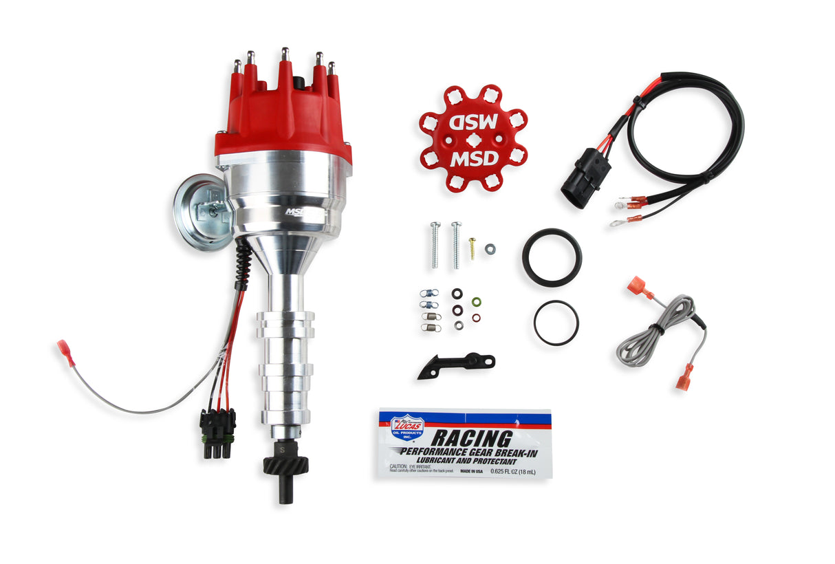 MSD Distributor, Ford FE, Ready-to-Run, Steel Gear - 85951