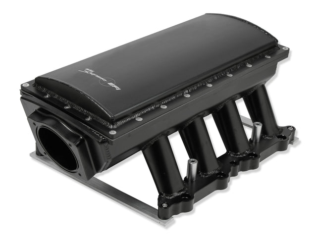 Holley 833152 Sniper EFI Fabricated Race Intake Manifold - 2011-14 Ford 5.0L Coyote - Black