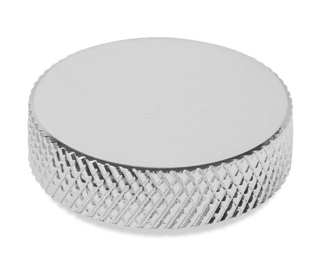 Mr Gasket Air Cleaner Nut - 1/4-10 - Chrome Steel, Knurled - 5327G