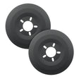 Mr Gasket Wheel Dust Shields - Fits Most 15 Inch Wheels - 6905