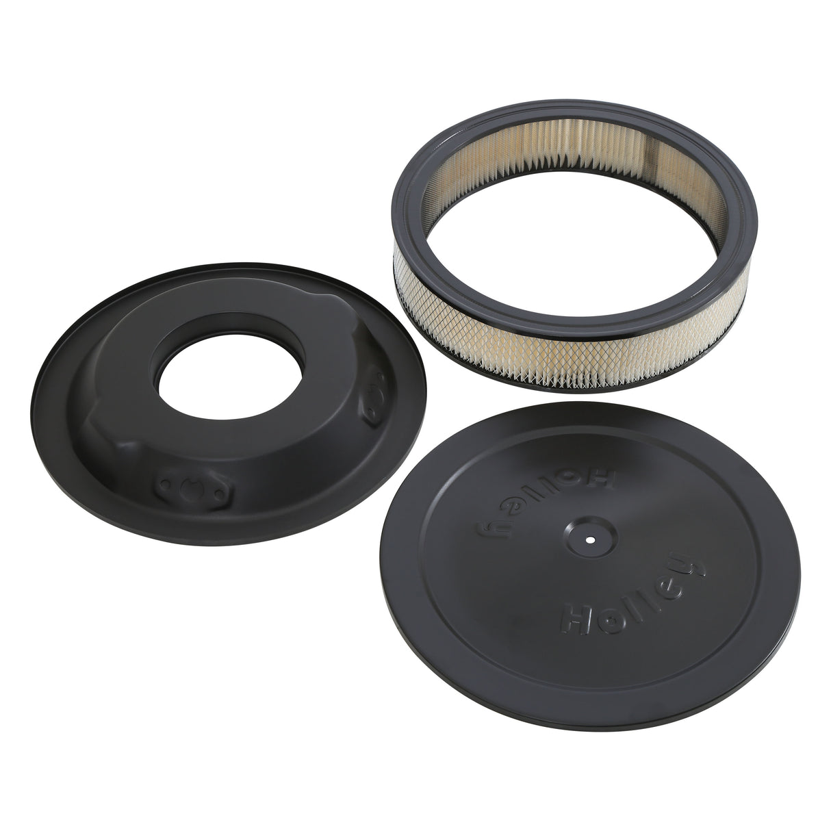 Holley 120-4661B HOLLEY AIR CLEANER ASSY 14 INCH BLACK