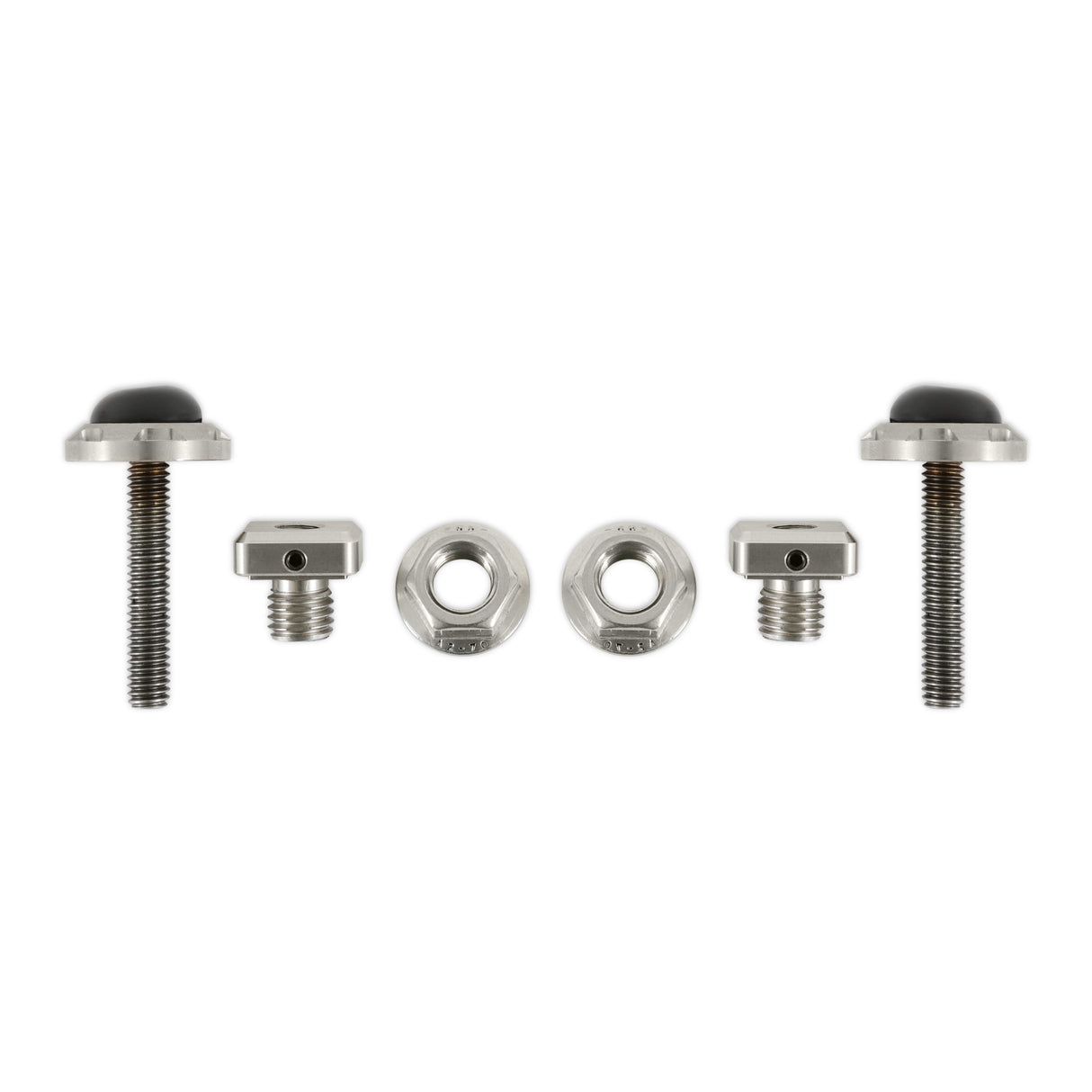 SCOTT DRAKE HOOD BUMPER, ADJUSTABLE, STAINLESS STEEL, PAIR - E7ZZ-16763-S