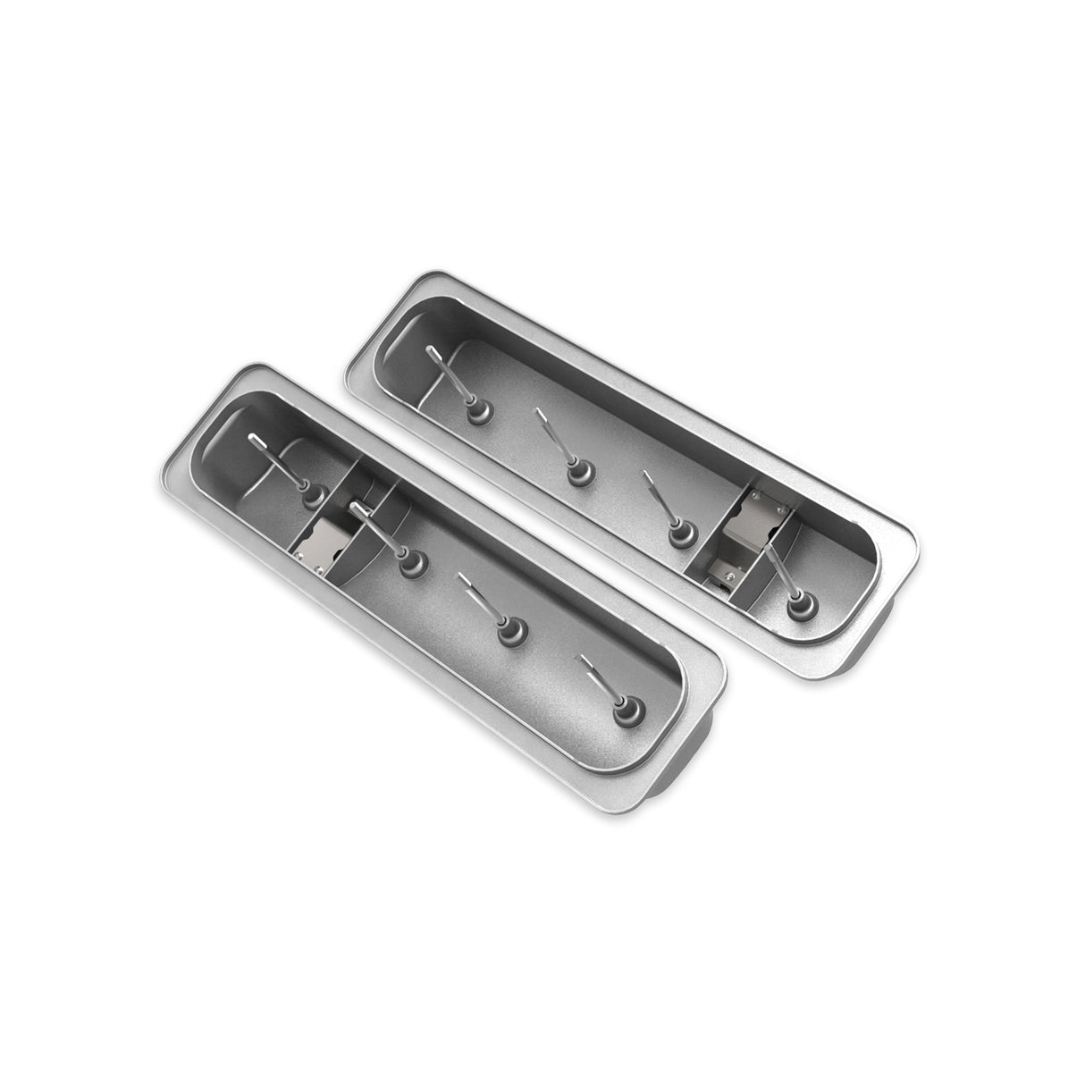 Holley 241-290 GM Licensed Valve Cover - Muscle Series - SBC - Center Bolt - Natural