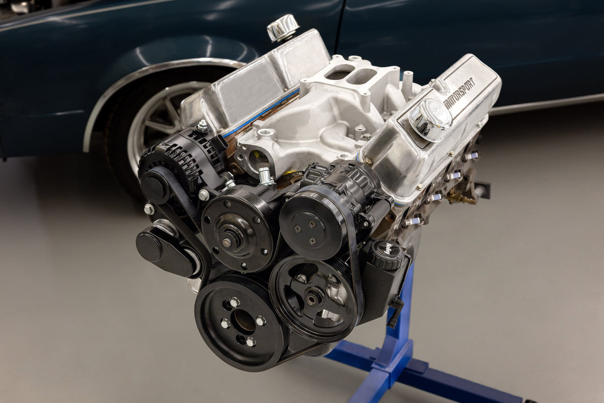 Holley 20-370BK Small Block Ford Mid-Mount Complete Accessory System