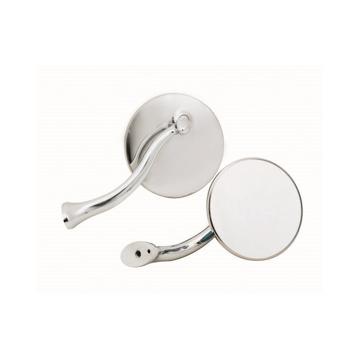 Mr Gasket 4 Inch Swan Neck Mirror Stainless - 8218GMRG