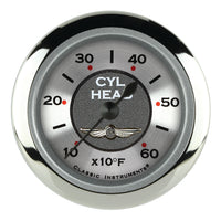 Classic Instruments All American 2-1/8" Cylinder Head Tempature Gauge - AW197SRC