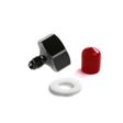 NOS Black T7075 aluminum 4AN-660 Bottle Nut Adapter - 16221NOS