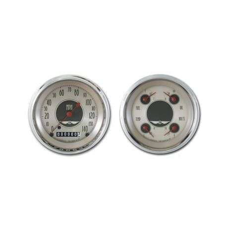 Classic Instruments American Nickel 2 Gauge Set - AN02SHC