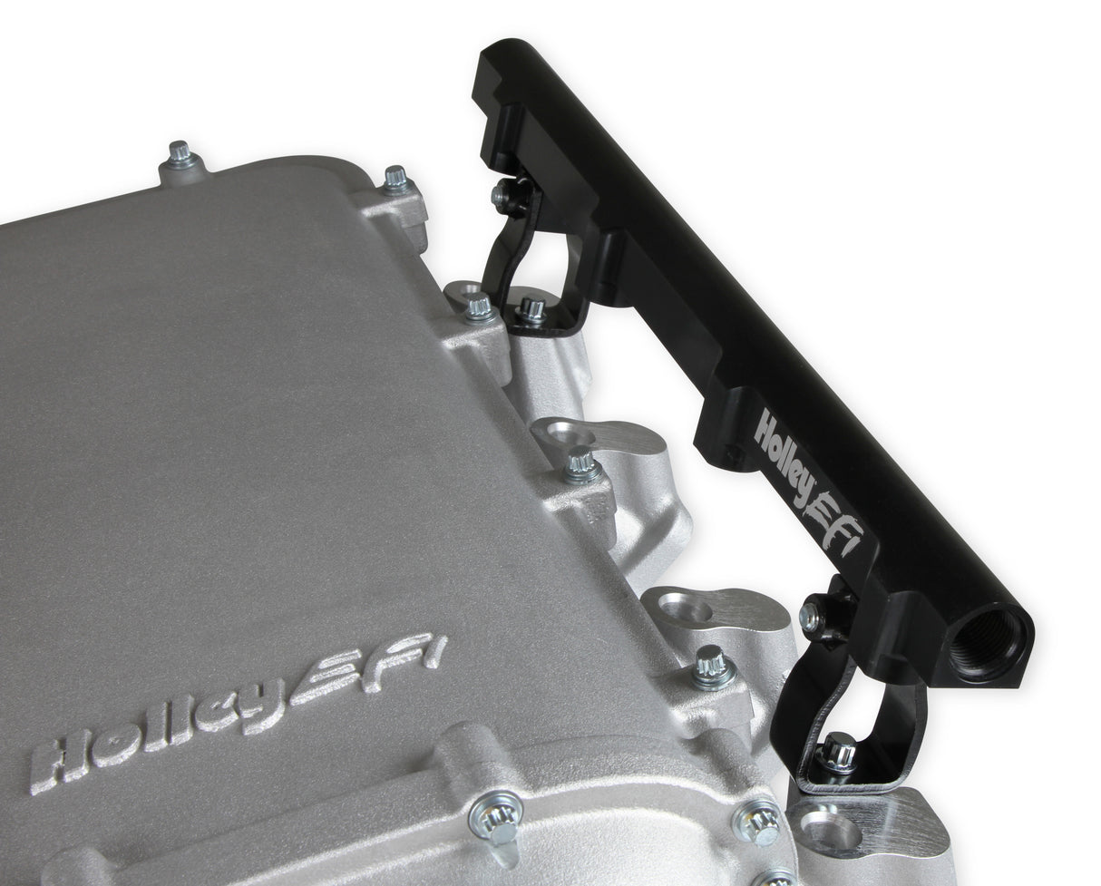 Holley 300-680 Ultra Lo-Ram Manifold Kit Single Injector- Satin - GM LS3/L92