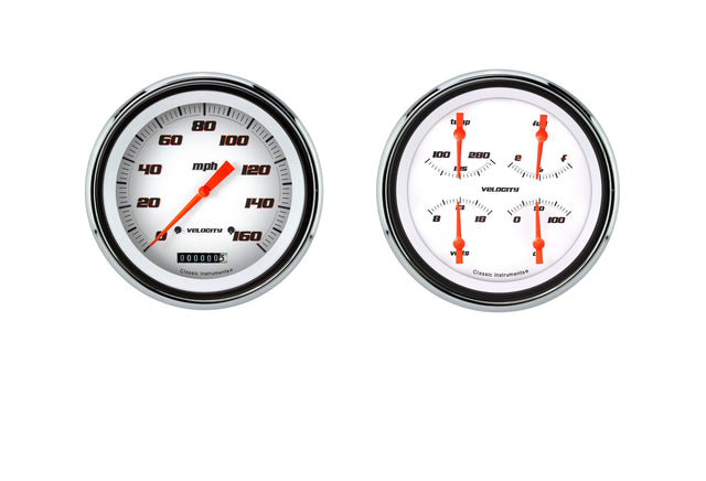 Classic Instruments 1947-53 Velocity White Truck Package - CT47VSW52