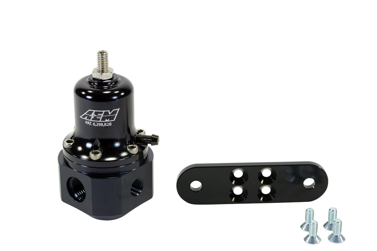 AEM Hi-Cap Universal Adjustable Fuel Pressure Regulator - 25-305BK