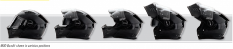 Simpson Motorcycle Mod Bandit Helmet - Flat Black XS - M59XS3