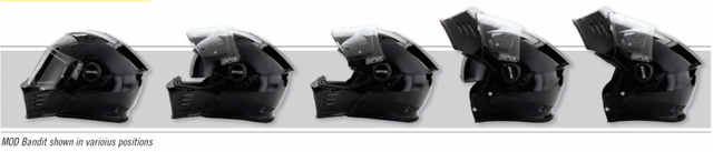 Simpson Motorcycle Mod Bandit Helmet - Flat Black XS - M59XS3