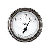 Classic Instruments White Hot 2 1/8" Fuel - WH11SLF